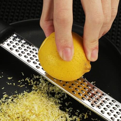 Stainless Steel Lemon Grater Cinnamon Grinder Cheese Chocolate Grater Multi-function Scraper Planing Baking Kitchen Tools