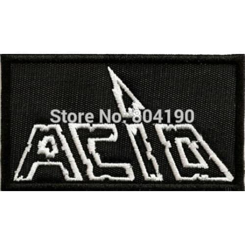 3" ACID CLASSIC HEAVY METAL PLASMATICS DORO DEMON Metal Music Band IRON On Patch TRANSFER MOTIF APPLIQUE Rock Punk Badge