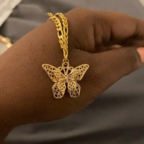 Cute Butterfly Wedding Rings For Women Stainless Steel Gold Charm Chain Butterfly Shape Anklet Beach Foot Sandal Bohemian Jewelr