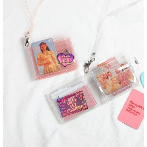 Fashion Transparent Coin Purse Women PVC Clear Short Purse Glitter Wallet Jelly Bags Mini Money Wallet Ladies Shoulder Hand Bags