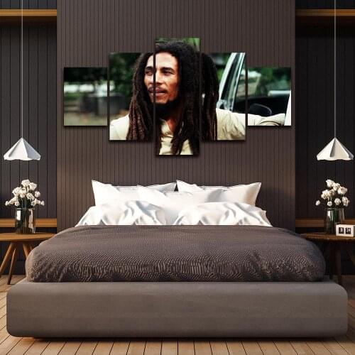 Bob Marley Wall Art Poster Canvas Painting Nordic Wall Pictures Living Room Home Decor No Frame