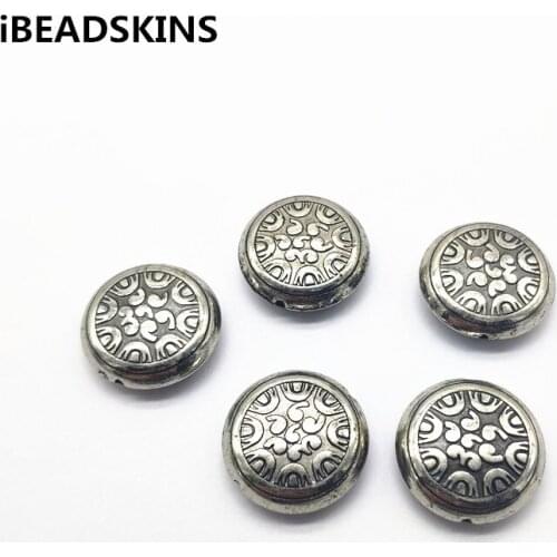 New arrival! 25mm 100pcs CCB Rhodium color Round Shape beads for Earrings parts,hand Made Jewelry Findings Jewelry DIY