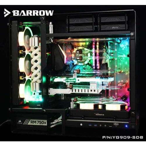 Barrow YG909-SDB waterway plate for IN WIN 909 case LRC2.0 water cooler Building water channel integrated board