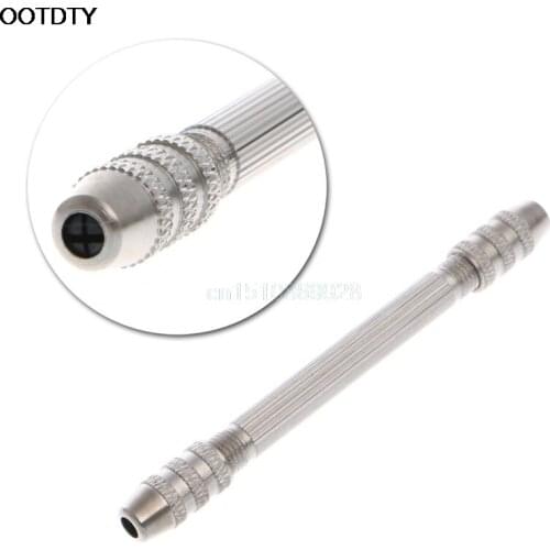 Useful Steel Double Spiral End Pin Vise Tong For Jewelry Craft Hobby Drill Tool