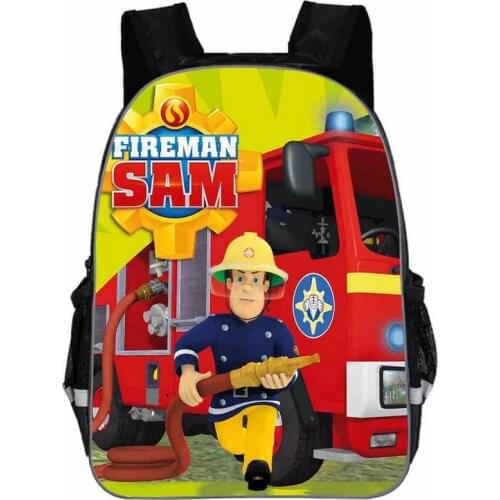 Hot Cartoon Hero Fireman Sam Printed Backpacks Kids Bag Children Boys Schoolbag For Girls Kindergarten School Bags Gifts