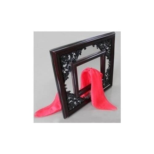 Silk Scarves Thru Mirror Magic Tricks Stage Illusion Gimmick Props Mentalism Handkerchief through Glass Magie