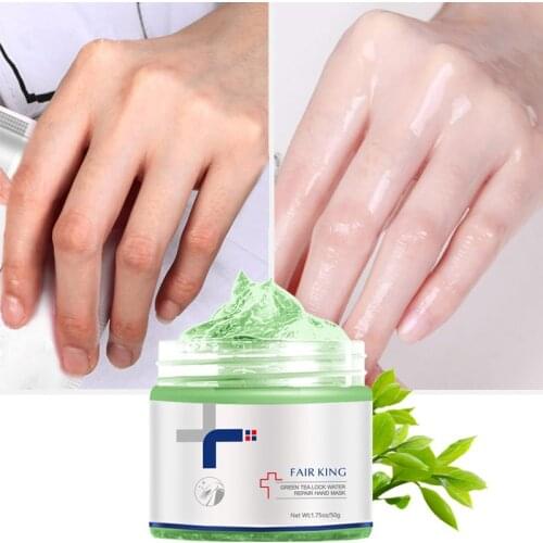 Green Tea Moisturizing Hand Mask Nourish Repairing Whitening Exfoliating Calluses Hand Film Anti-aging Hand Skin Care Cream