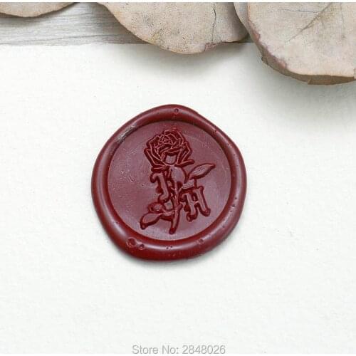 Custom Initials with floral wedding wax ,Custom Wax Seal Stamp Kit,personalised wedding invitation seals,wedding gift