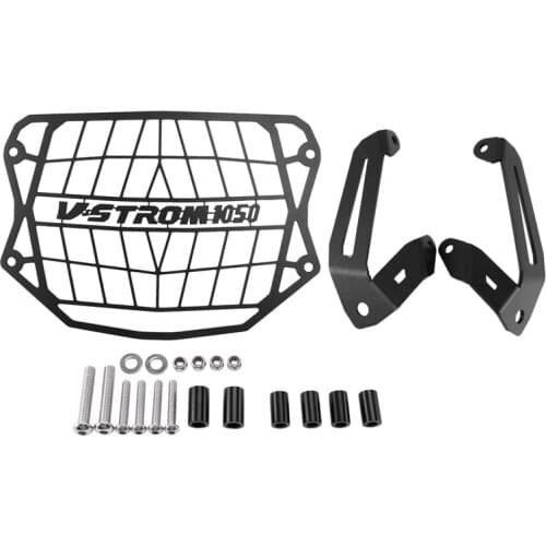 Motorcycle Aluminium Headlight Protector Grille Guard Cover Protection Grill for SUZUKI V-Strom DL1050XT 2020 2021