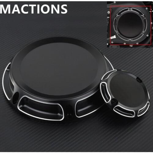 Black Motorcycle Billet Aluminum 6-Hole Derby Cover & Timing Timer Covers For Harley 2004-2015 2016 XL Sportster