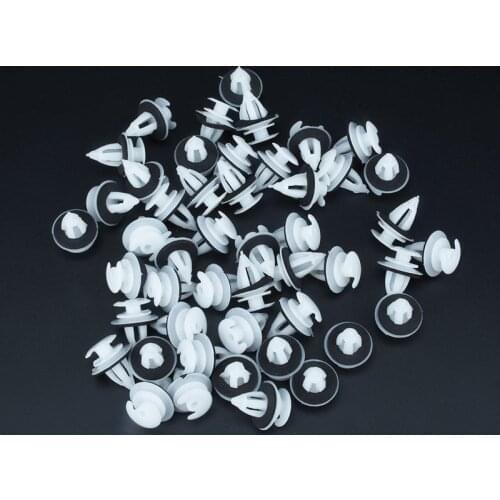 50Pcs Door Panel Clips With Seal Ring For BMW E34 E36 E38 E39 E46 M3 M5 Z3 X5 Car Accessories