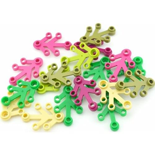 Building Blocks Plants Leaves House Garden Foliage Accessories DIY Construction Assembles Bricks 2417 2423 Compatible All brand