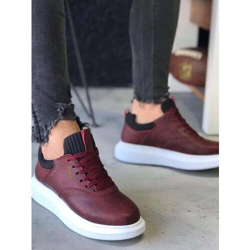 Knack Günlük Ayakkabı 055 Bordo Yeni Moda Türk Malı Hızlı Tüm Kıyafetlere Uygun İndirimli Fiyatlar Hediyelik Özel Üretim