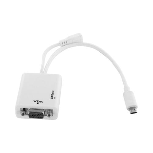 MHL-2 Micro 11P TO VGA adapter with audio adapter cable
