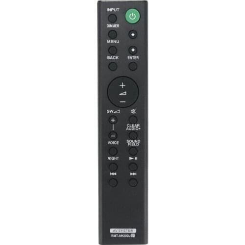 Soundbar Remote Control RMT-AH200U For Sony Sound Bar HT-RT3 HT-RT40 HT-RT4 HT-CT390 SA-CT390 SA-WRT3 SA-WCT390