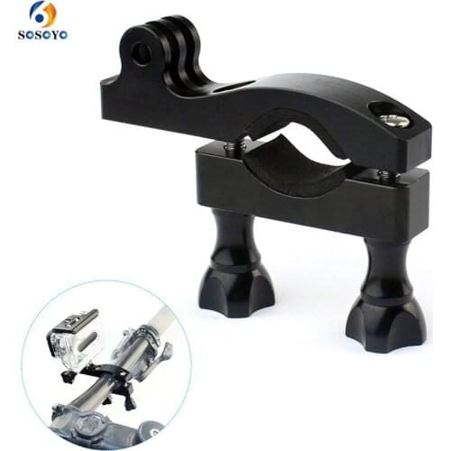 Adjustable bicycle clip Bike Handlebar Clamp Mount Holder Adapter Bracket For GoPro 8 7 6 5 4 xiaomi Yi Dji Osmo Action camera