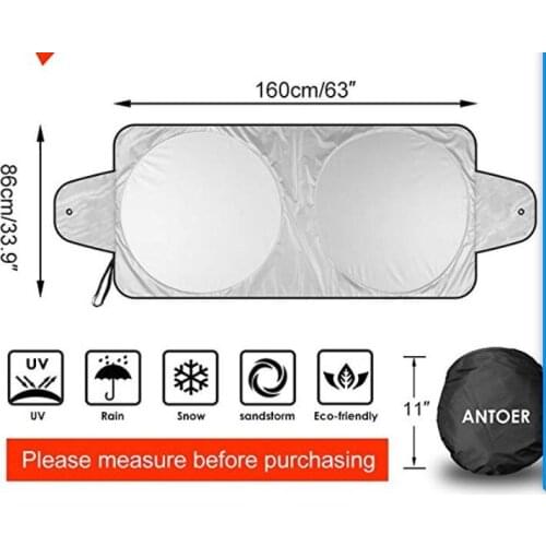 Car Windshield Sun Shade Blocks UV Rays Sun Visor Protector, Sunshade To Keep Your Vehicle Cool And Damage Free,USE TO USE