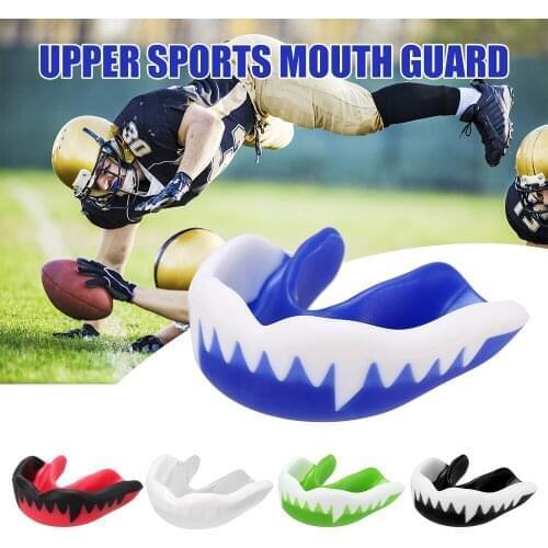 Sports Mouth Guard Food Grade Tooth Protector Boxing Karate Muay Safety Mouth-guard Boil and Bite Mouthguard Protect Tooth