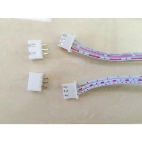 10 pcs 3 Pin Connector leads Heade 2.54 mm L: 200mm