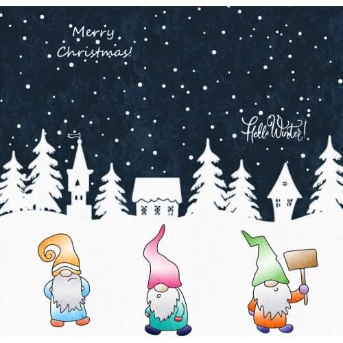 11x16CM Easter elves transparent seal clear stamps silicone seal roller stamps DIY scrapbook album / card production