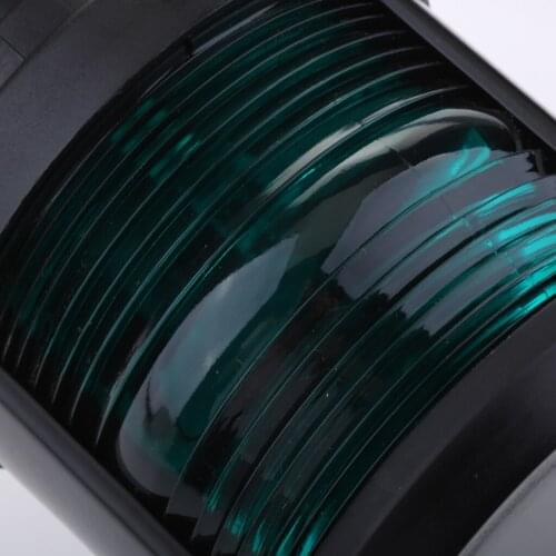 12/24V Green Starboard LED Side Light Navigation Sailing Signal Marine Boat