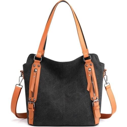 2021 Tote Bags for Women Canvas Handbags Travel Vintage Crossbody Shoulder Bags