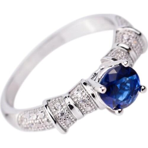 GNJ0215 925 Sterling Silver Rings Beauty Charming Cubic Zirconia Romantic Women Rings Fashion Jewelry Wedding Christmas Gift