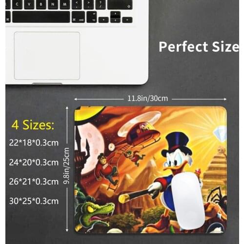 Remastered Mouse Pad DIY Print Remastered Duck Tales Videogames Ps3 Nes Playstation Scrooge Woohoo Uncle