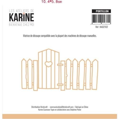 CH 2021 New Arrival Fence gate Metal Cutting Die Stencils for DIY Scrapbooking/photo Album stamps Decorative Embossing DIY Paper