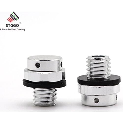 Metal M12*1.5 Breathable Dustproof Hydrophobic IP 68 Automotive ECU Air Snap in Vent Valve