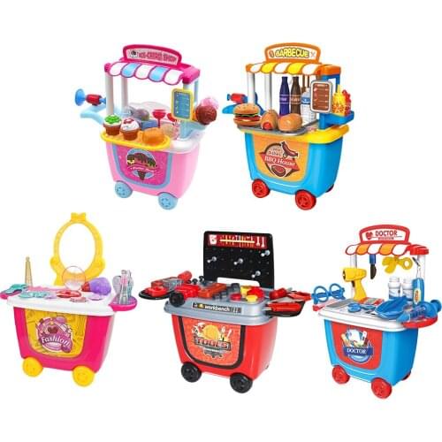 Lovely Kids Role Play Shop Workbench Cooking Playset Child Toy Kit Party