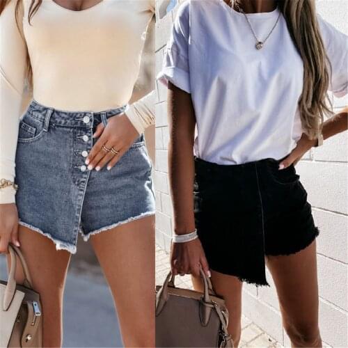 Fashion Womens Pocket Jeans Denim Pants Female Bottom Sexy Casual Shorts Female Summer Casual Jeans pantalon corto mujer verano