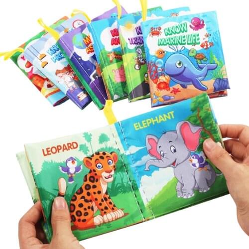 Soft Toy Books Soft Cloth Books Fabric Books for Infants and Babies 0-3 Years 1T 2T 3T