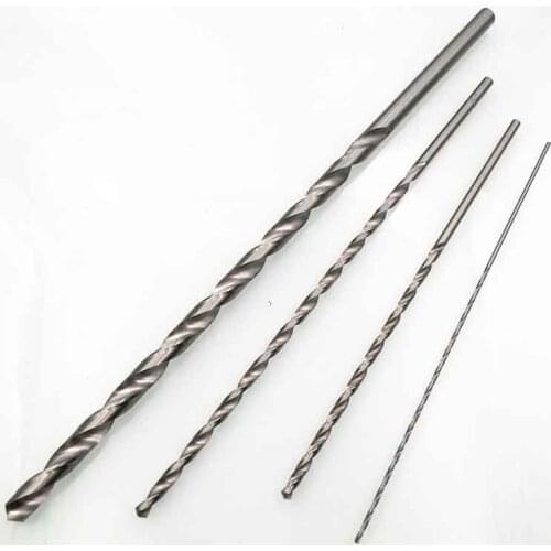 1pc Extra Long HSS Straight Shank Drill Bit HSS Drill Bits Set 2-6mm Diameter 160-300mm Length Straight Shank Twist Drill Bits
