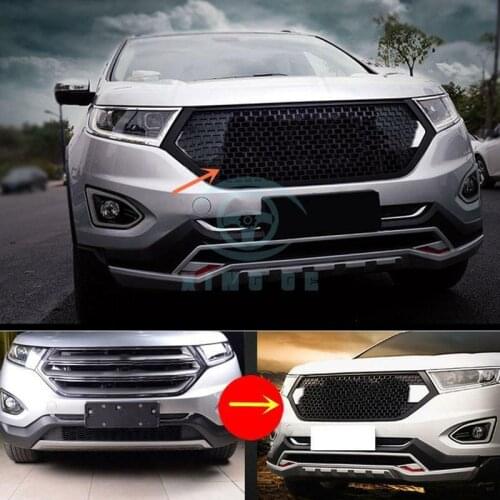 For Ford EDGE 2015-2016 PP (polypropylene) High quality plating front grille vent grid trim