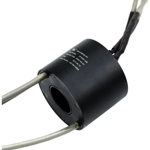 Through Bore Slip Ring With a Bore Size 50mm Silver Plated 119mm Outside Diameter for Harsh Environment
