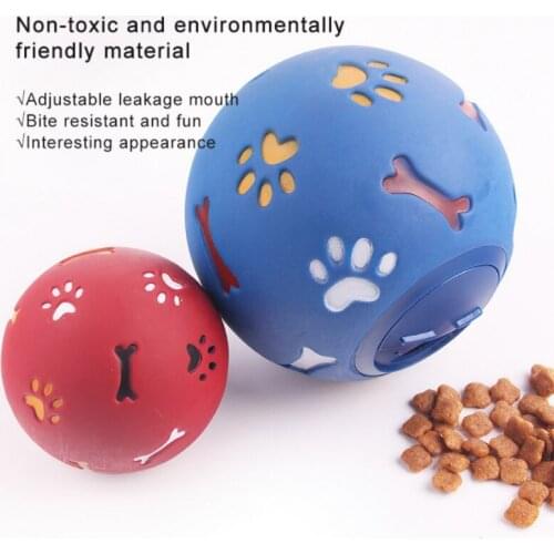 Pet Dog Toys Toy Funny Interactive Pet Leaking Fod Ball Toys for Small Medium Dogs Pet Tooth Cleaning Snack Toys Pet Products