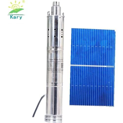 Kary 24V dc solar pumps max lift 70m 3000L/H screw pump price solar powered submissive pumps
