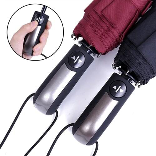 Wind Resistant Folding Automatic Umbrella Rain Women Auto Luxury Big Windproof Umbrellas Rain For Men