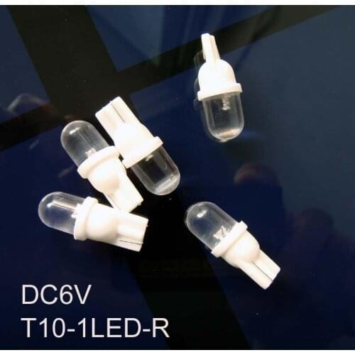 High quality 6V 158,168,194, 912, W3W, E1 W6i,501 w5w led car 6.3v led Instrument lights Signal light free shipping 50pcs/lot