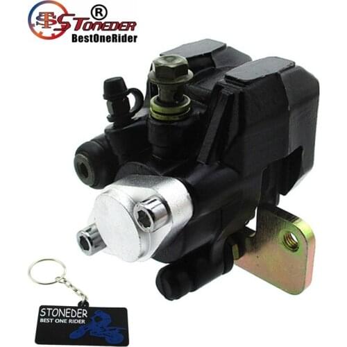 STONEDER Rear Brake Caliper & Pads For Suzuki LT-Z400 SPORT Kawasaki KFX400 KSF400 2003 2004 2005 2006 2007 2008 2009 ATV QUAD