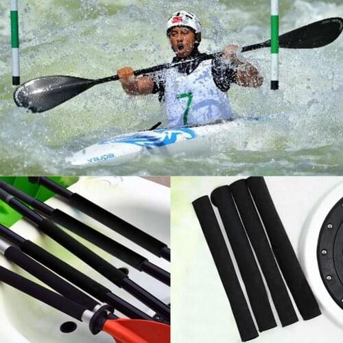 1 Pair Paddle Grips Soft Antiskid Kayak Paddle Grips Non-Slip Soft Kayak Canoe Oar Paddles Holder Neoprene Paddle Cover