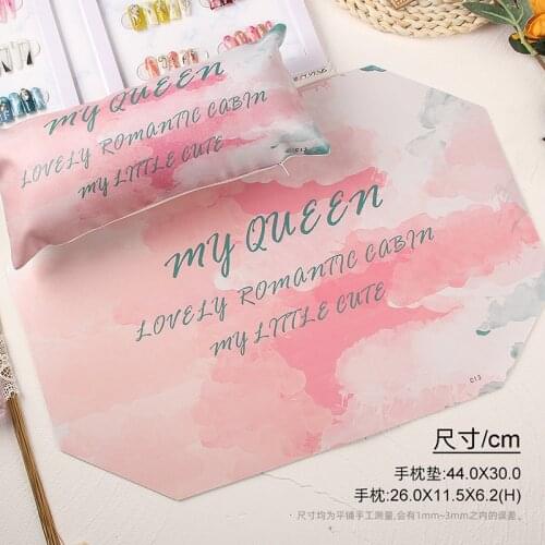 1pc Soft Hand Cushion Pillow Holder for Manicure Hand Arm Rest Professional PU Leather Sponge Arm Rest Nail Tools*-25Colors