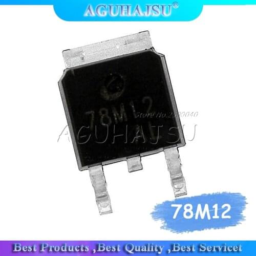 20PCS 78M12 TO-252 L78M12CDT TO252 L78M12 TO-252-2(DPAK) 12V voltage regulator new and original