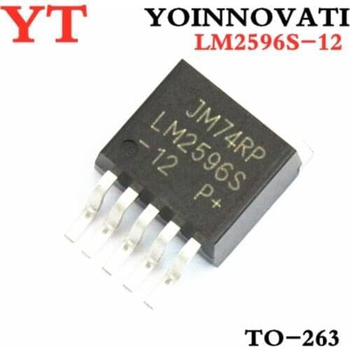 50PCS LM2596S-12 LM2596S LM2596 LM2596S -12 TO-263-5 IC