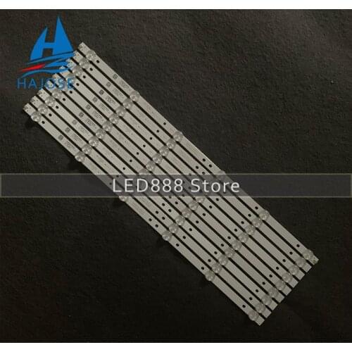 9PCS LED Strip 6 lamps 490WD7 A1 4708-K49WD7-A1213k11 For Ph ili ps 49inch TV 49PFF5250/T3 49PFF5455/T3 49PUF6031/T3 49PFF5250