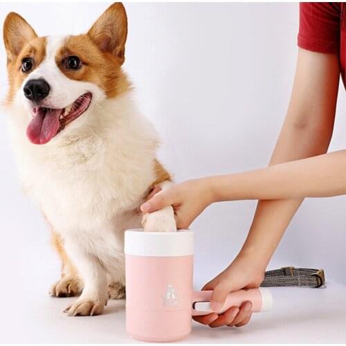 Pet Automatic Foot Washing Cup Electric No-scrubbing Paw Cleaning Cat And Dog Foot Washing Cup Puppy Foot Cleaner