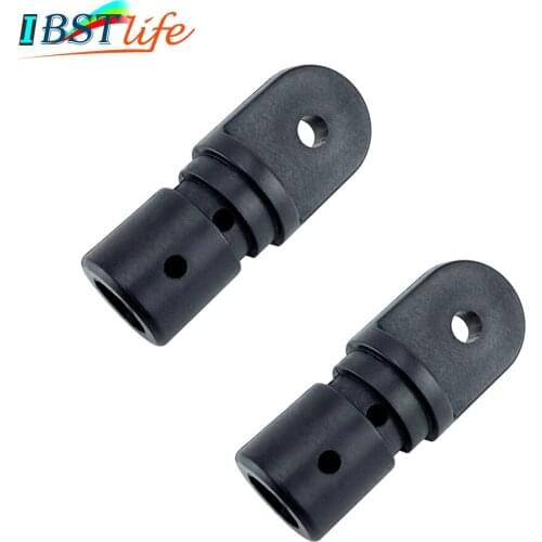 Black Nylon Pipe Eye End Cap 25mm Bimini Top Fitting Hardware Marine Boat Yacht Inside Eye End Canopy Tube End Accessories