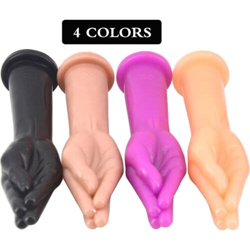 CHGD Fist Dildo Realistic Hand Big Dildo 4 Color Large Suction Cup Flirting Huge Dildos For Women Lesbian Sex Toys