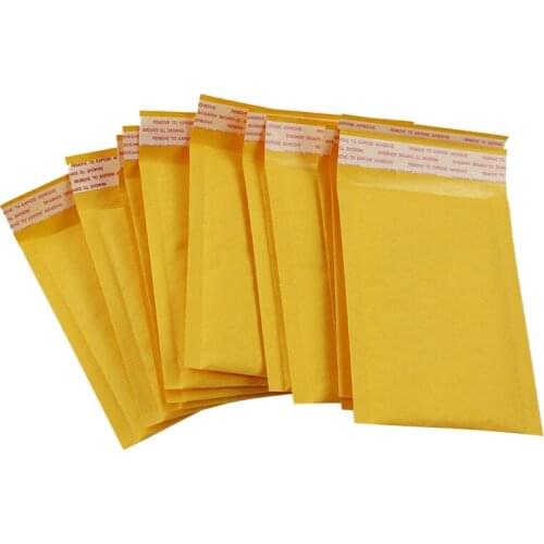 10x Bubble Mailers Padded Envelopes Packaging Shipping Bags Kraft Bubble Mailing Envelope Bags 110*150mm